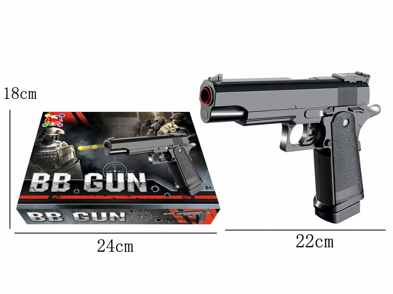 Pistola pallini 220mm