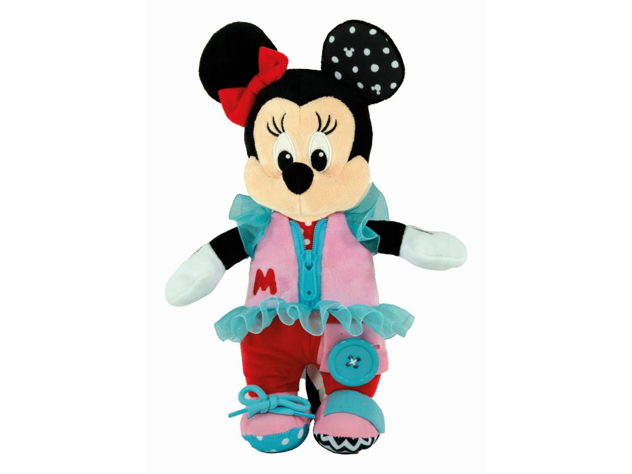 Clementoni disney baby minnie peluche dress me up