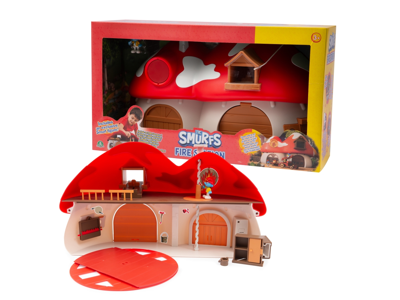 Puffi playset caserma dei pompieri Playset della caserma dei pompieri con accessori e un puffo Giochi Preziosi Agrusti.eu