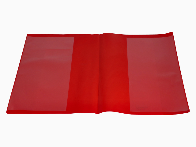 Copertine quaderni in polipropilene colore rosso a4 misura 21x30cm