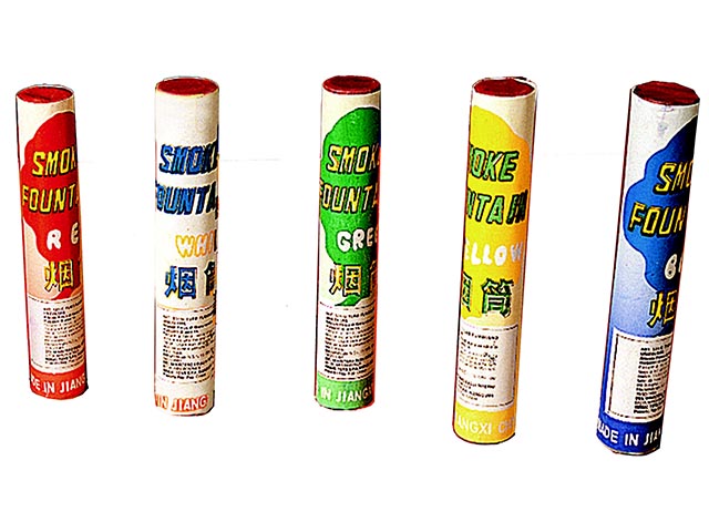 Fumogeni jumbo effetto fumo rosso, verde, blu, bianco e giallo - la  confezione comprende 5 fumogeni