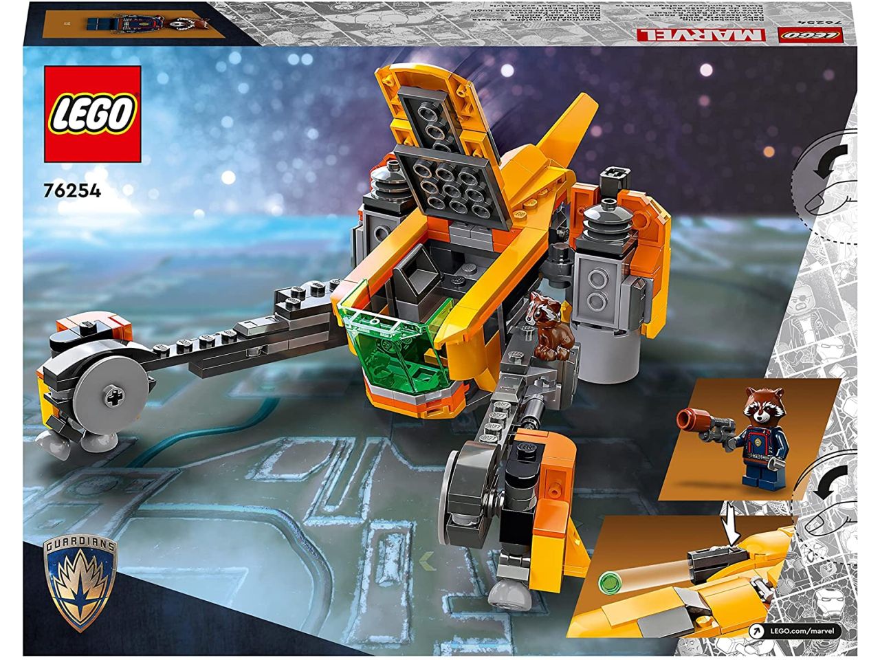 Lego super heroes astronave guardiani della galassia