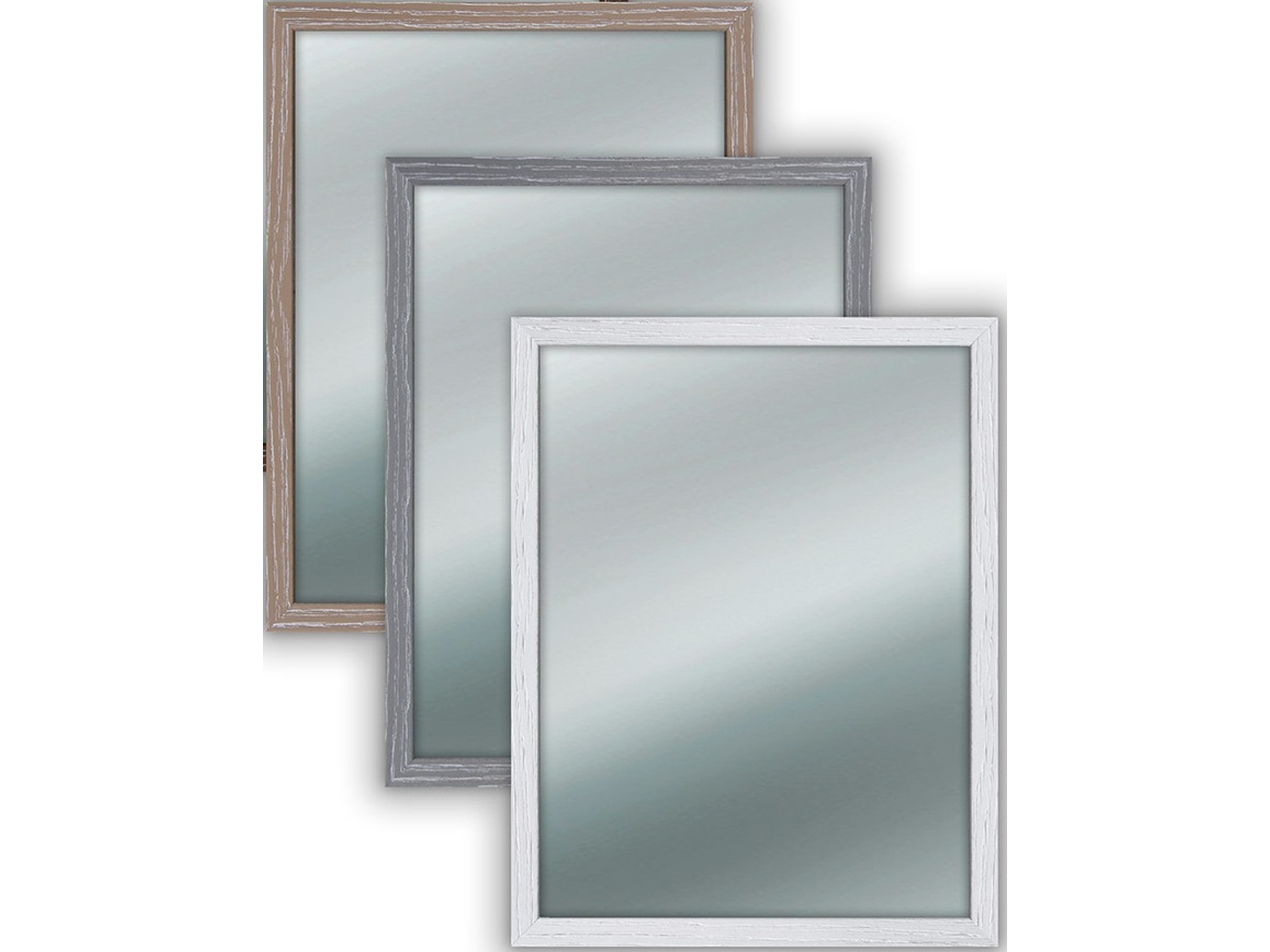 Specchio shabby misura 38x63cm colori assortiti