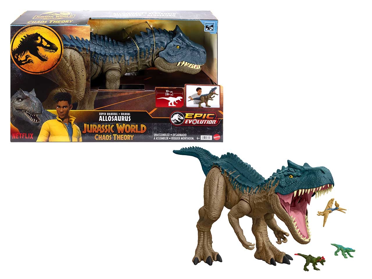 Jurassic world allosauro gioco dinosauro per bambini 4 Mattel Agrusti.eu