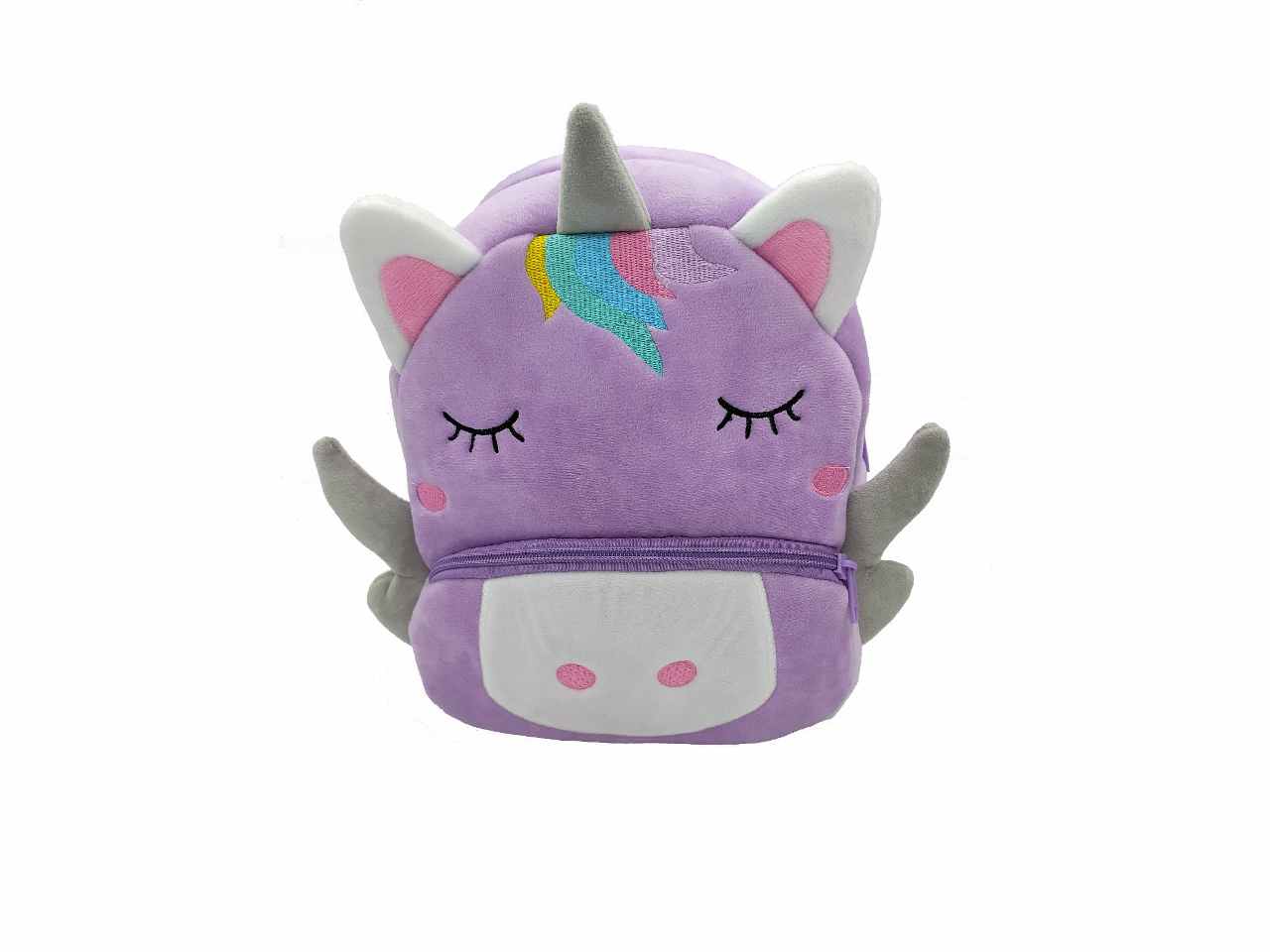 Sweet animals zainetto unicorno peluche misure 28x26x12cm