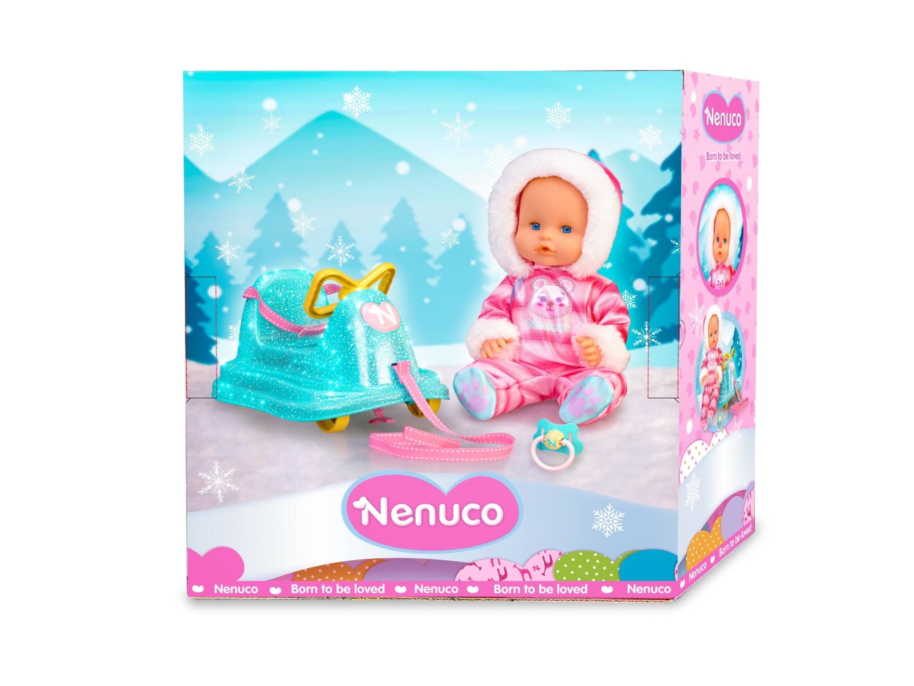 Nenuco e la sua slitta 35cm Agrusti.eu