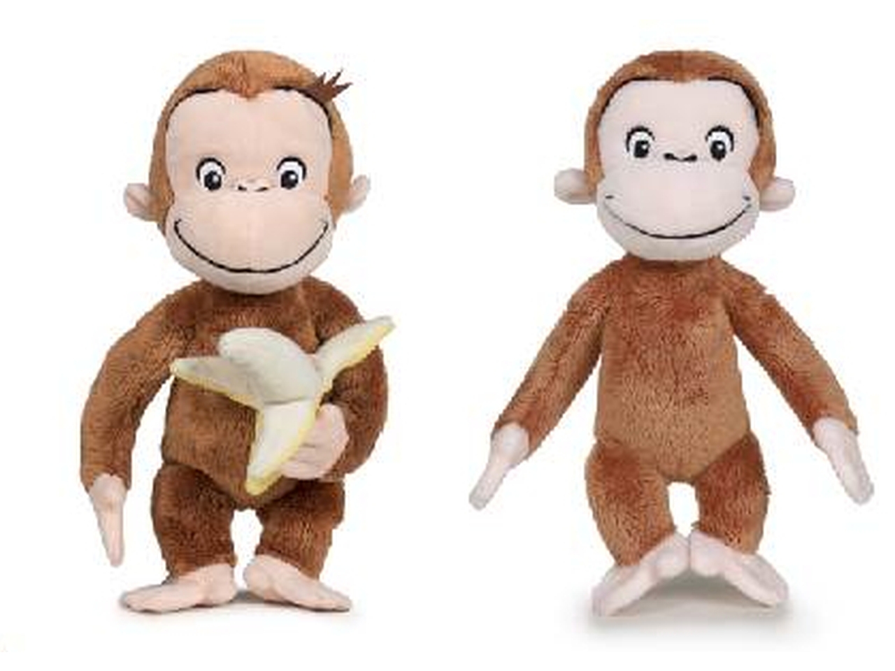 Peluche curioso come george la scimmietta 25cm - disponibile in 2