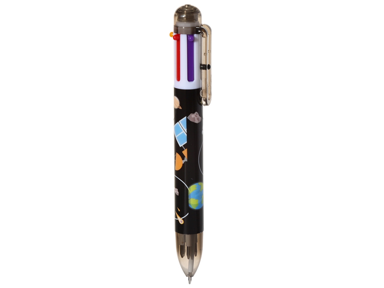 Penna multicolore a 6 colori hello space