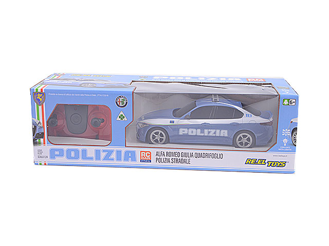 Auto r/c 1:24 giulia polizia 2200