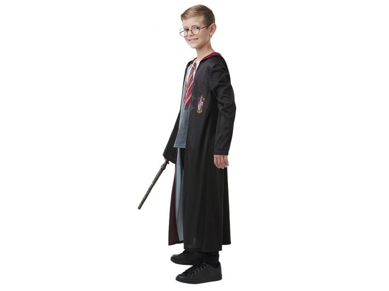 Rubies vestito harry potter con accessori per bambini taglia m - tunica con  camicia e cravatta stampati, occhiali e bacchetta