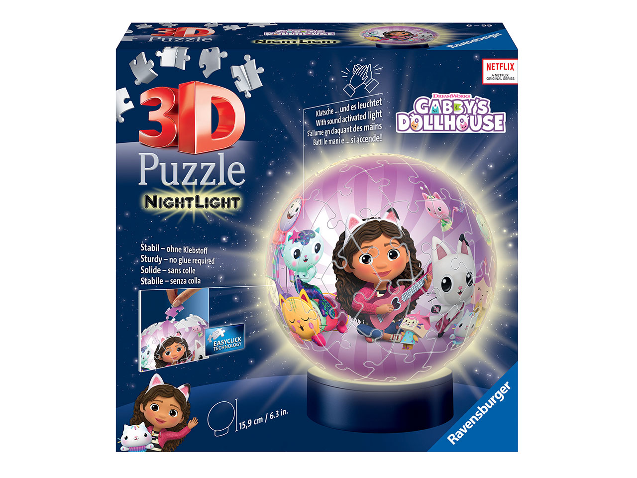 200pcs puzzle chiaro per ragazzi ragazze divertimento chiaro vuoto