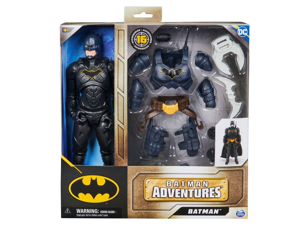 Batman adventures personaggio batman in scala 30cm con accessori