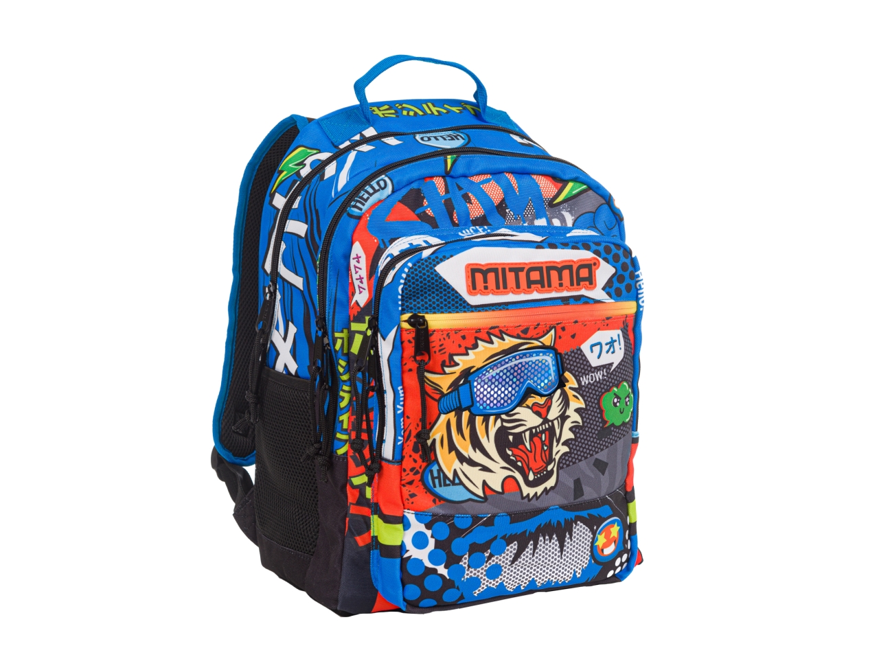 Zaino scuola Mitama estensibile mix Boy in tessuto impermeabile assortiti 40x28x25 cm Agrusti.eu