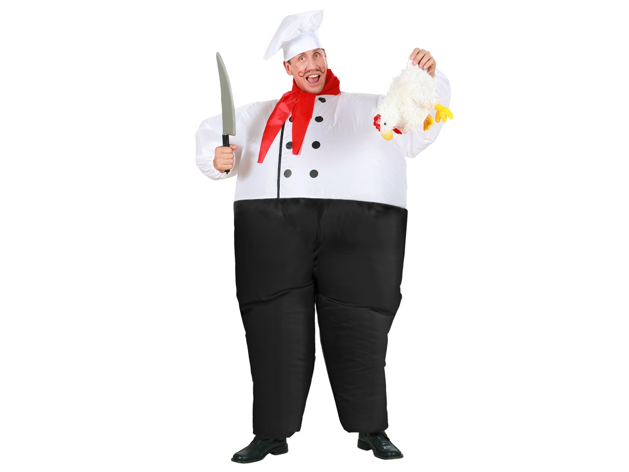 Costume da chef - il costume comprende costume gonfiabile con